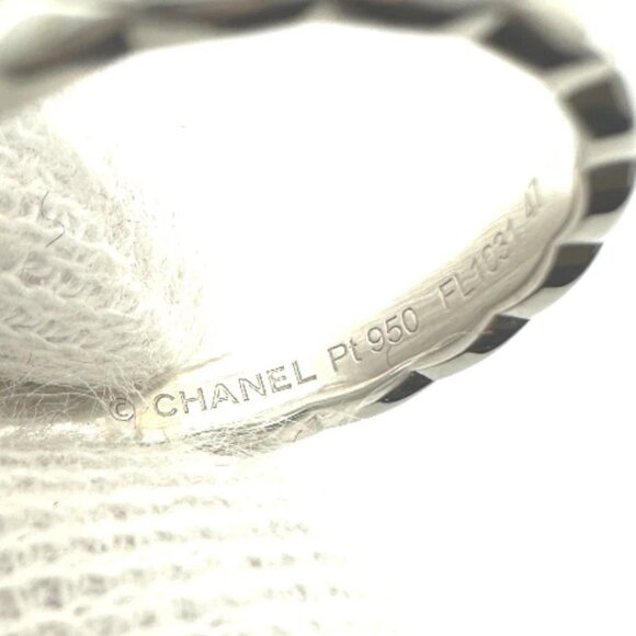 CHANEL K18WG Coco Crush 5P Diamond Accessories Ring K18WG White - Picture 9 of 9